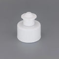 28 mm Push Pull Closure Cap Ribbed Side Push Pull Cap Closures for Dish Soap Packaging