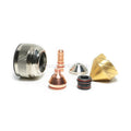 YK330 Consumable Plasma Cutting Electrode & Nozzle Set Welding Tips Including Shield YK02701 Retaining Cap YK02702