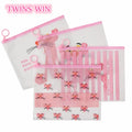 Colorful Waterproof PVC Storage Packing Cute Pencil Case Pouch Zipper File Bag 621