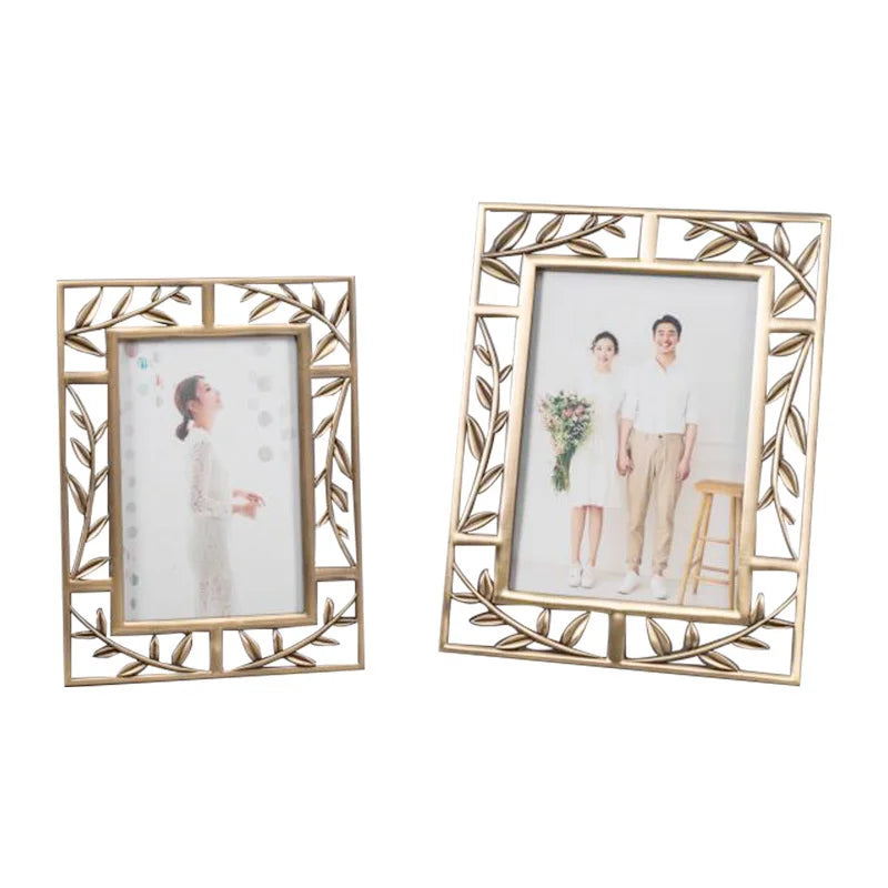 Modern Simple DIY Photo Frame Swing Table 6 Inch 7 Inch Zinc Alloy Metal Picture Frame Wholesale Picture Frame