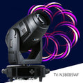 RGB 3-in-1 Moving Head Light for DJ Parties Disco DMX Beam 380 Sharpy 20R Spot Wash Gobo Light with IP20 Iron Body for Concerts