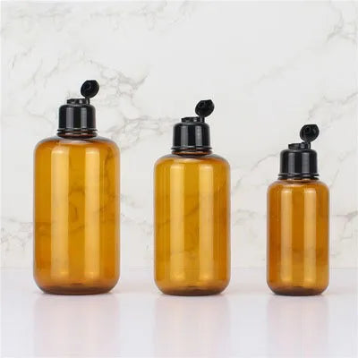 Luxury Empty Hotel Shampoo Bottle Shower Gel Bottle Refillable Plastic Lotion Bottle With Flip Top