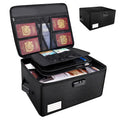 Custom Silicone-Coated Fireproof and Waterproof Document Bag Money Safe File Bag for Home Office Bank Use