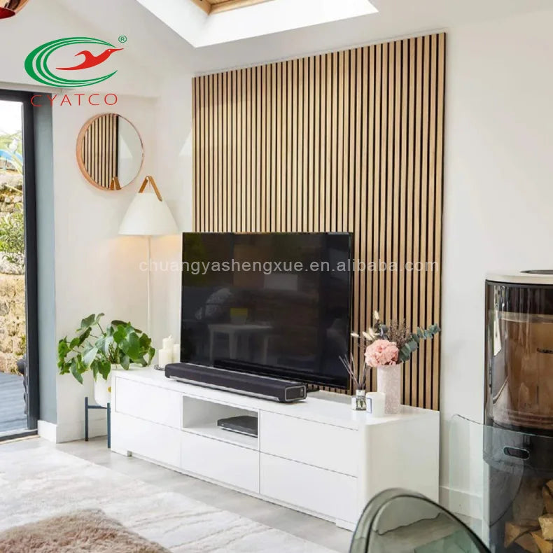 1220*2440 Flame Quick Delivery Fire Retardant Acoustic Panel Fabric Wrapped Panel Acoustic Panel Wall Wood for Music Studio Wall