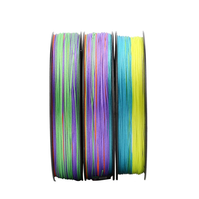 Boat 8X PE Super Strong Round Smooth Multi Colors 8 Strands 500m PE Braided Sea Fishing Line
