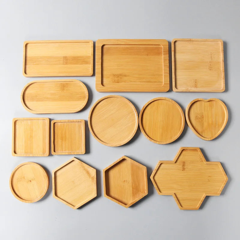 Free Sample Heat Insulation Pad Wooden Heat Resistant Cup Mat Plate Home Kitchen Coaster