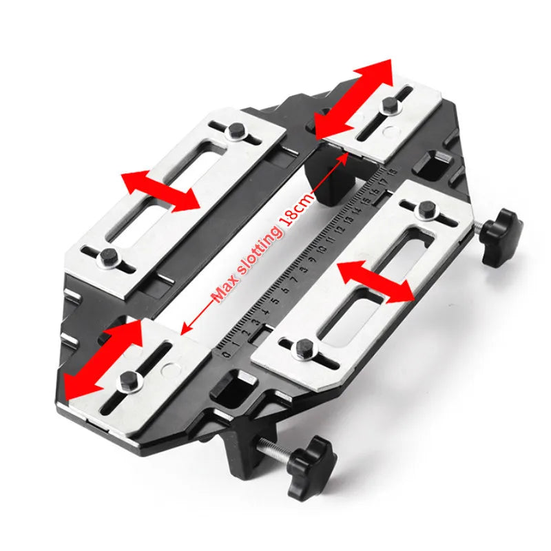 Wooden Door Hinge Slotting Locator Hole Opener Hidden Gate Hinge Drill Bits  Wooden Door Lock Fixed Drilling Special Tools