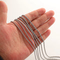 Factory Wholesale PVD Plating Gold Silver Rope Chain Stainless Steel 2mm 3mm Rope Chain Necklace for Man Women