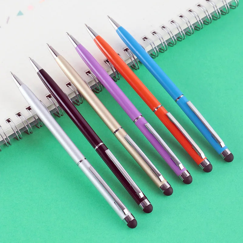 Dual Purpose Touch & Handwriting Capacitive Pen 1.0mm Metal Touchscreen Ballpoint for Writing