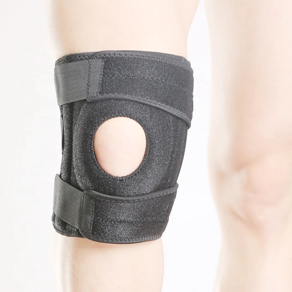 2023 Adjustable Neoprene Soft Knee Support Brace with Protection for Outdoor Activities