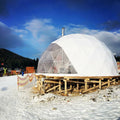 12ft 3.6m UK Transparent Plastic Tents Hotel Outdoor Garden Igloo Domes