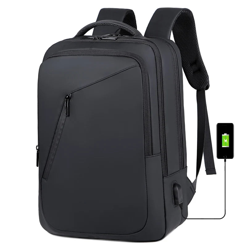 Custom Multi-function Business Travel Laptop Bag Bagpack College Black Men Outdoor Hiking Student Backpack with Usb
