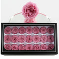 Austin Rose Head Mini Grade 2-3cm Real Touch Eternal Flowers Bud Every for Love Preserved Rosen Box for Christmas Mother's Day