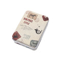 Customized Food Grade Metal Packaging Square Christmas Tin Box for Gift Packing  Square Shape Gift Metal Tin Cookie Box