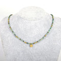 Hand Made Jewelry Quartz Gemstone Necklace Stone Semi-precious Jade Faceted Round Natural 2MM Necklaces Beads
