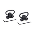 FOCUHUNTER Aluminum Matte Black QD Sling Swivel Mount Tactical Quick Release Belt Adapter Ring Scope Accessory for Hunting 1.33"