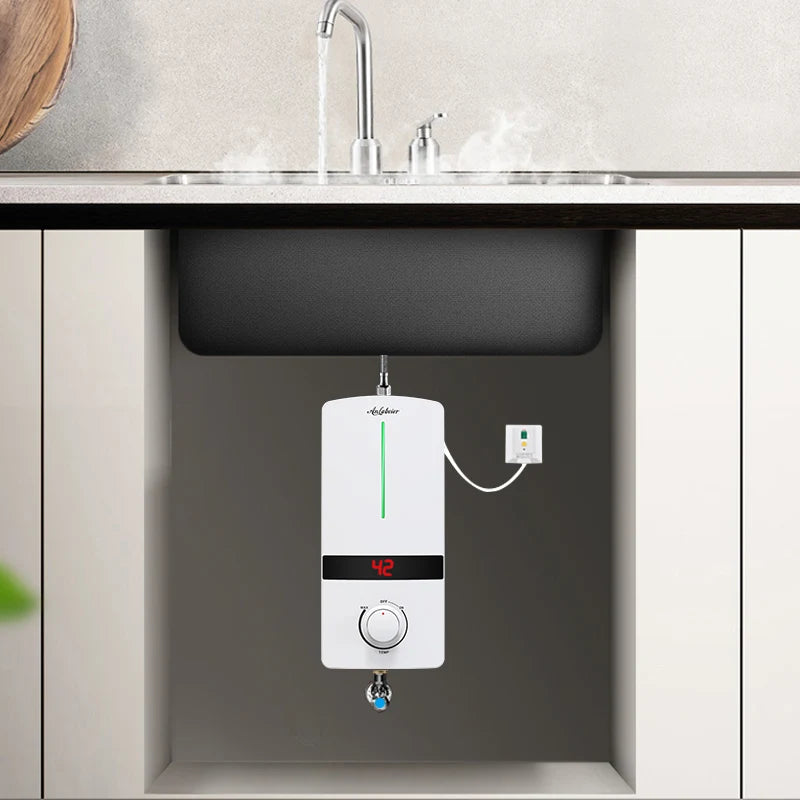 Endless Hot Water Height Requirements Under the Counter Mini CE CB Instant Electric Geysers  5500W Water Heater