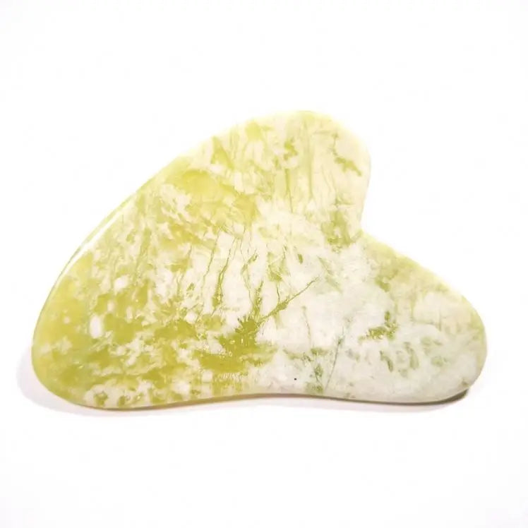 2026 New Design Natural Gemstone Scraper Bian Stone Guasha Massage Scraping Tools xiuyan jade Gua Sha Massager