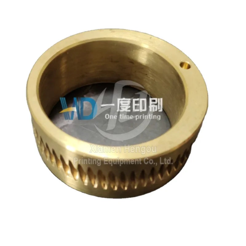 62x50x25mm ManRoland Printing Machine 200 Machine Copper Turbine Fittings Copper Worm Gear