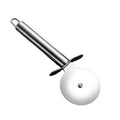 3pcs Stainless Steel Pizza Cutter Set Pizza Wheel Slicer Fluted Pastry Cutter Serrated Cake Pie Server for Kitchen Baking