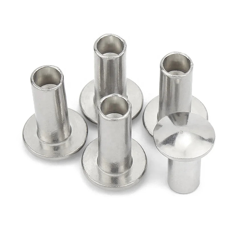 Customized Revit Helmet with Flat Head Semi-hollow Countersunk Rivets Semi Tubular Rivets for PCB