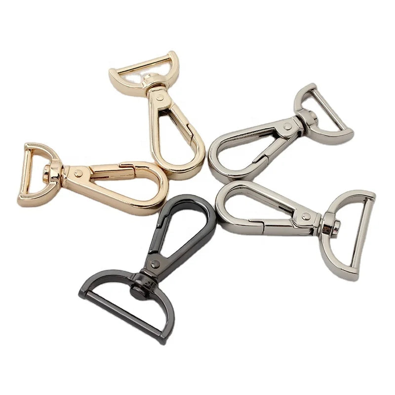 Nolvo World Luxury Safe 4colors 16 19 25mm Swivel Buckle Dog Metal Snap Hook Lobster Claw Clip Accessories