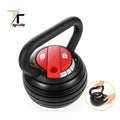 TTSPORTS Fitness Wholesale Custom Logo Cast Iron Kettlebell 20LB 40LB Adjustable Ketlebell