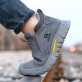 GUYISA Fashion Steel Toe Anti-Scalding Safety Boots Welders Work Winter & Autumn Protective Shoes