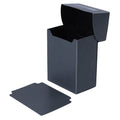 Custom 100+ Deck Box Large Gaming Card Black PU Material for Business Card Storage