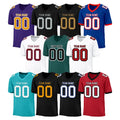 Wholesale Plus Size American Football Rugby Uniform Short Sleeve Stitched Blank Outfit Breathable Printed Technique Personalized