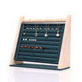 New Solid Wooden Ring Display Frame Necklace Box  Ring Box Luxury Earring Frame Jewelry Counter Props Wholesale