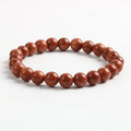 Popular 8mm Blue Sandstone Bracelet Positive Attitude Energy Fashion Beaded for Men and Women