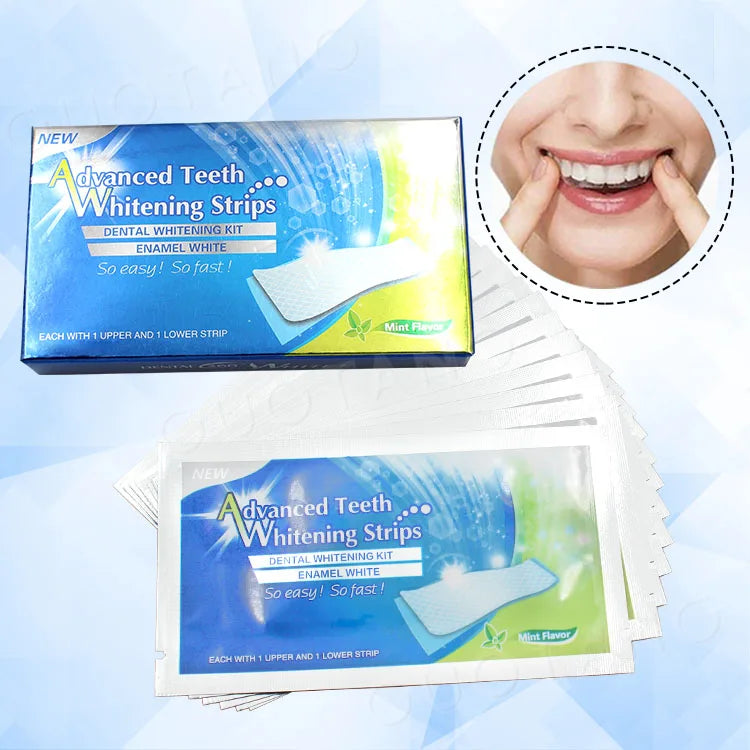 Dental Professional Bleaching White 14 Pieces Treatments Advanced Teeth Whitening Strips