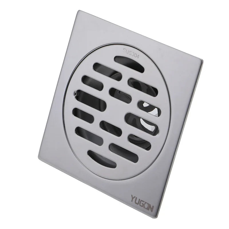 304 Stainless Steel Anti Odor Hotel Bathroom Floor Drain Waste Gate Shower Drainer