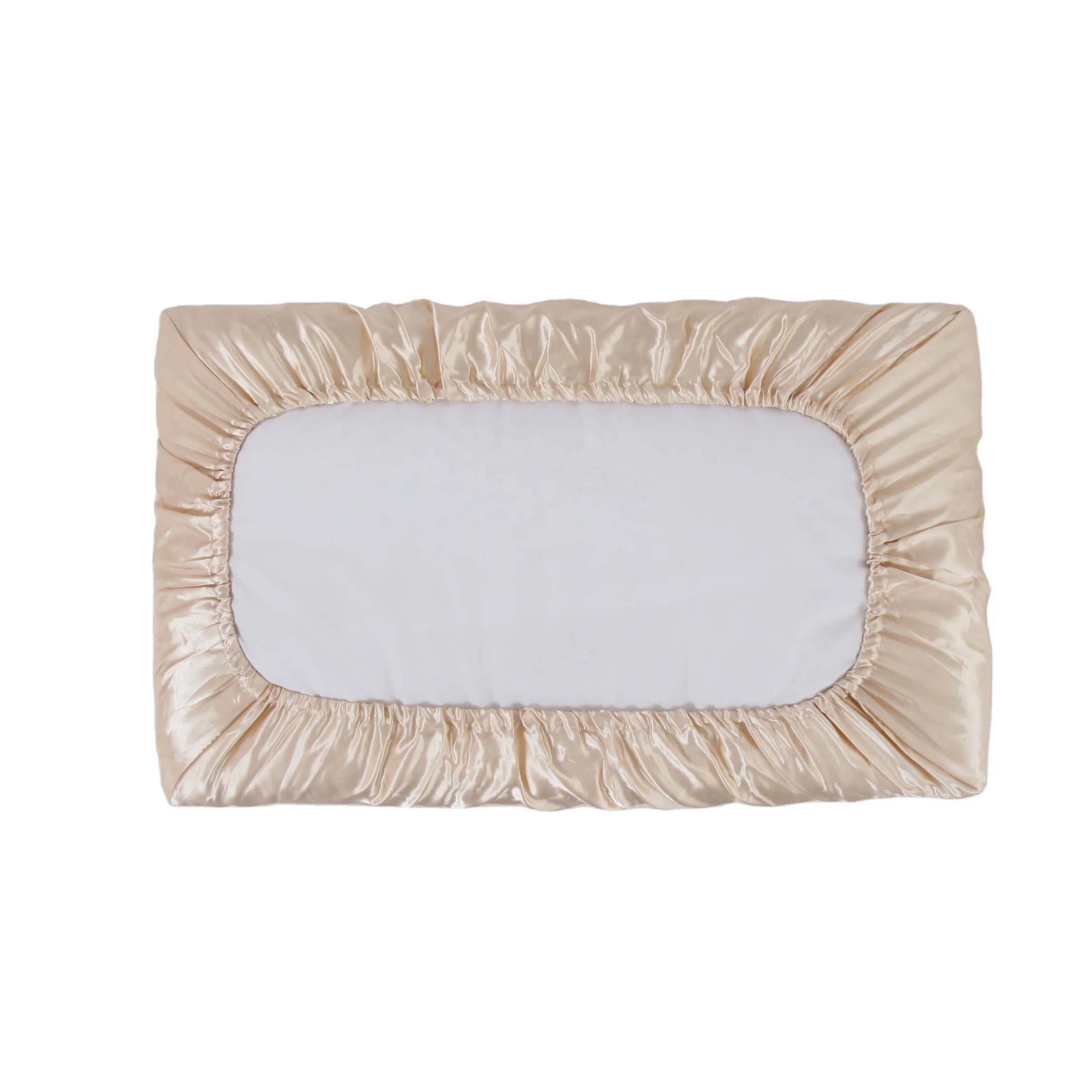 Satin Pillowcase Open Pocket Fitted Style Luxury Satin Silky Pillow Cover