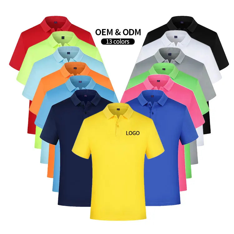 Discount Price 100%polyester Quick Dry Men's Polo t Shirts Cool Feel Mesh Breathable Summer Short Sleeve t Shirts
