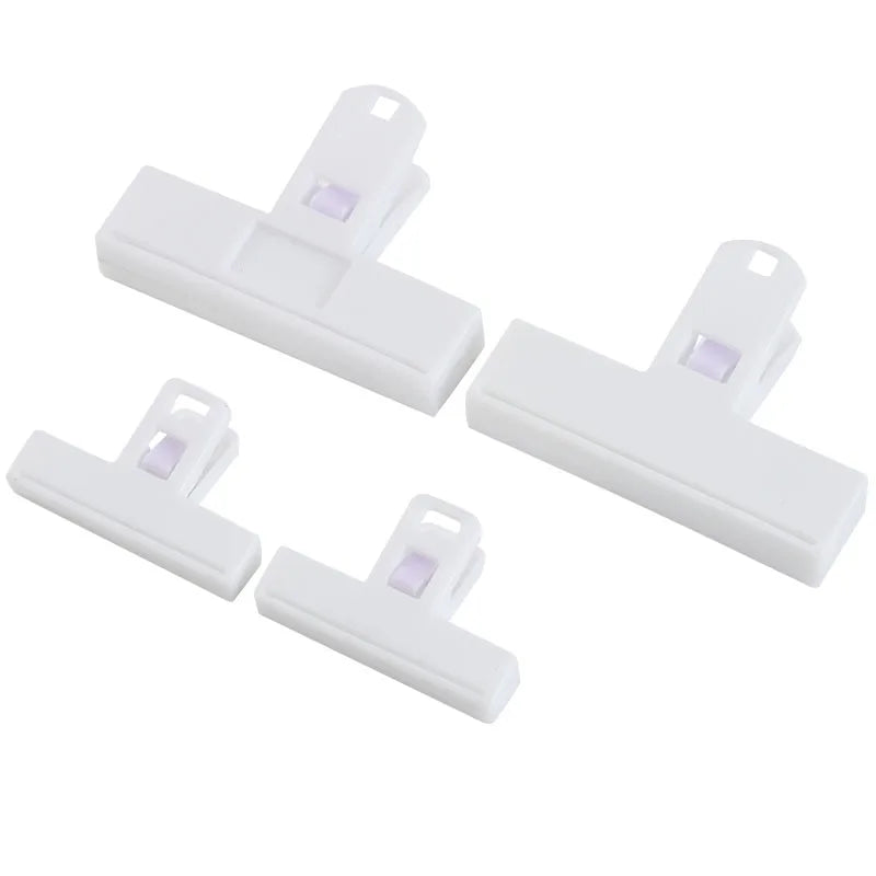 Custom Logo Plastic Sealing Bag Clips for Coffee Potato Food Storage Chip Bag Clips