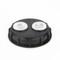 155MM 6-inch IBC Cap Tank Plastic Lid with Two Vent Holes HDPE Gasket for Pipe Fittings Pare Parts Tank Lid IBC CAP Dust Cover