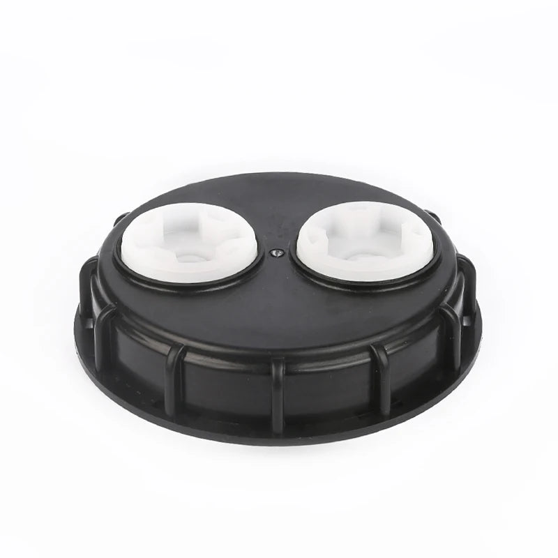 155MM 6-inch IBC Cap Tank Plastic Lid with Two Vent Holes HDPE Gasket for Pipe Fittings Pare Parts Tank Lid IBC CAP Dust Cover
