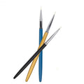 3pc/set Acrylic Nail UV Gel DIY Painting Drawing Line Stripes Pens Nail Art Liner Brushes With Metal Handle
