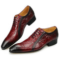 Luxury Men's Business Shoes Oxford Fashion Design Genuine Cow Leather Rubber PU for Office Wedding Black Brown for Autumn Winter