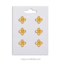 Gold Plated 2021 New Ins Style Retro Korean Explosion Niche Women's Flower Petal Brass Earrings
