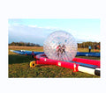 Inflatable Zorb Ball Ramp Outdoor Loading Giant Ramp with Zorb Bubble Soccer Double Inclined Zorb Ball