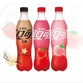 500ml Onion Brand Hot Selling Peach Strawberry Flavor Bottle Fruit Soda Carbonated Drinks Ready to Drink