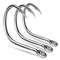 10pcs/pack Extra Stainless High Carbon Steel Jigging Circle Hooks for Saltwater Fish