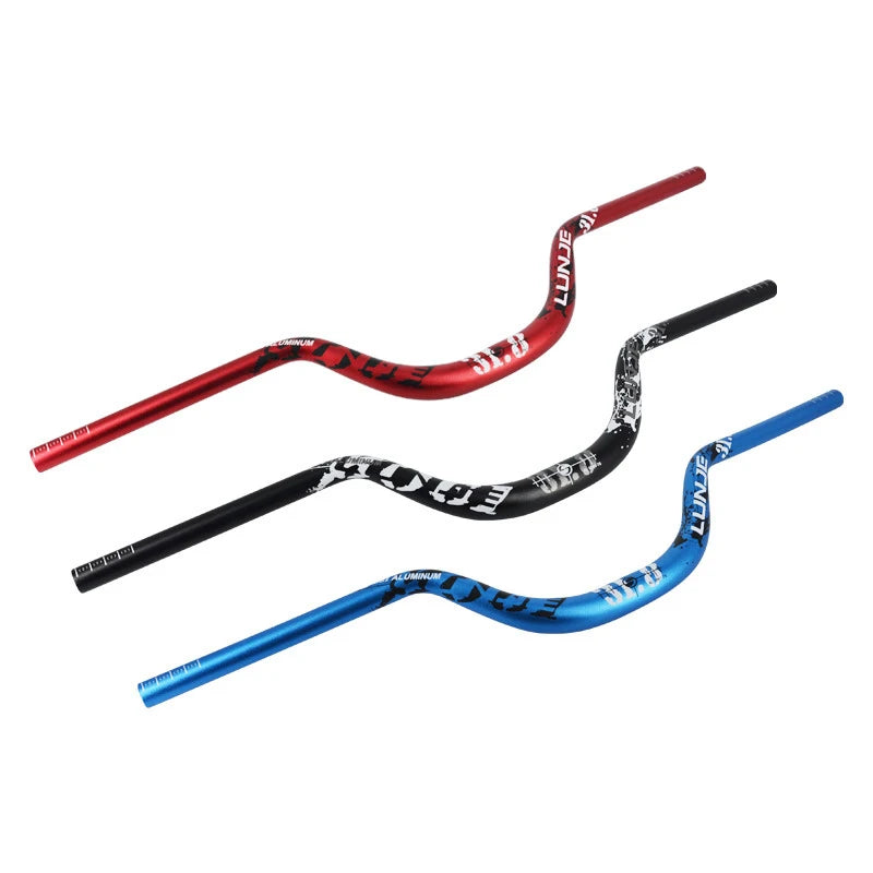 Aluminum Alloy Mountain MTB Bike Handlebar 31.8mm*720/780mm Big Swallow Bicycle Riser Handlebar Rise 90mm Cycle Handle Bar
