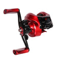 KALIOU Bait Casting Spinning Fishing Reel Combo for Stream River Lake & Ocean Use-Left Hand 10kg Max Drag Aluminum Handle