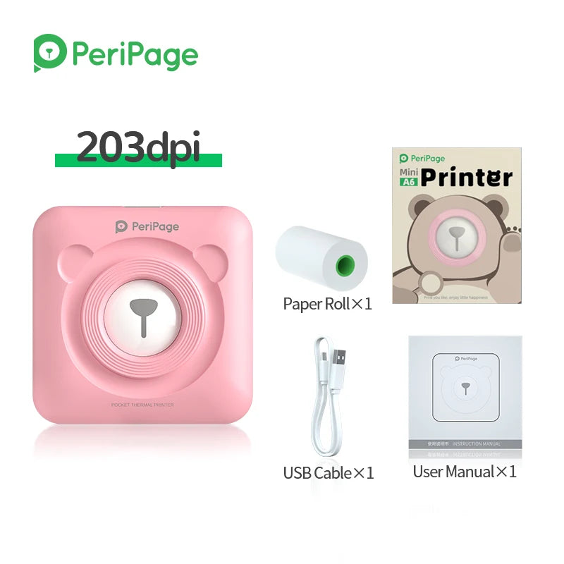 Hot Portable Mini Blue-tooth 4.0 Label Thermal Photo Printer Mobile Wireless Note Photo Sticker Printer