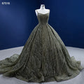 Jancember RSM67516 Elegant Full of Sequins Sleeveless Bridal Party Evening Gowns Dress