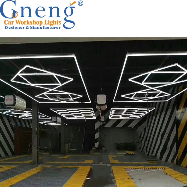 High Brightness Detailing Ceiling Lights for Living Room Restaurant Exhibition Garage Neon Lights